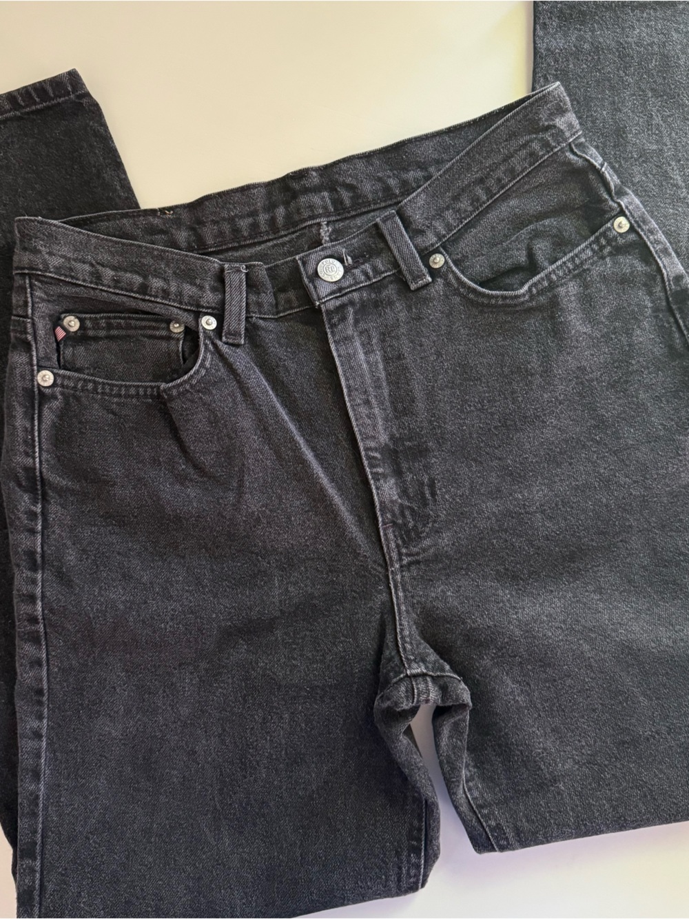 Vintage Ralph Lauren Polo Jeans faded black denim